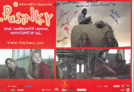 Líčení hlavních osobností na track show k filmu pusinky,líčení autogramiád Praha, Plzeň, Č. Budějovice